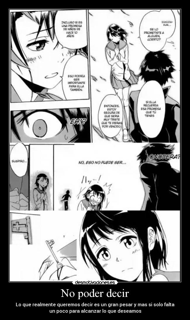 No poder decir - 