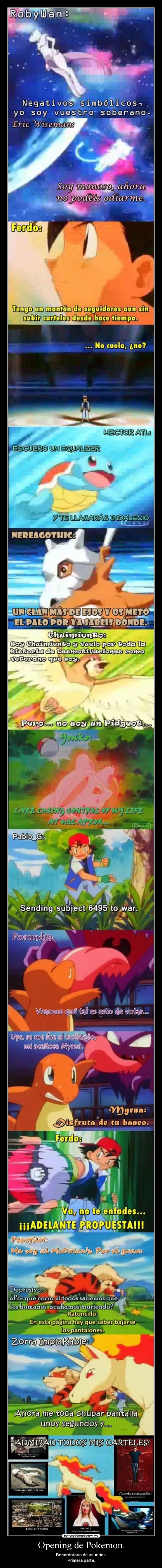 Opening de Pokemon. - 