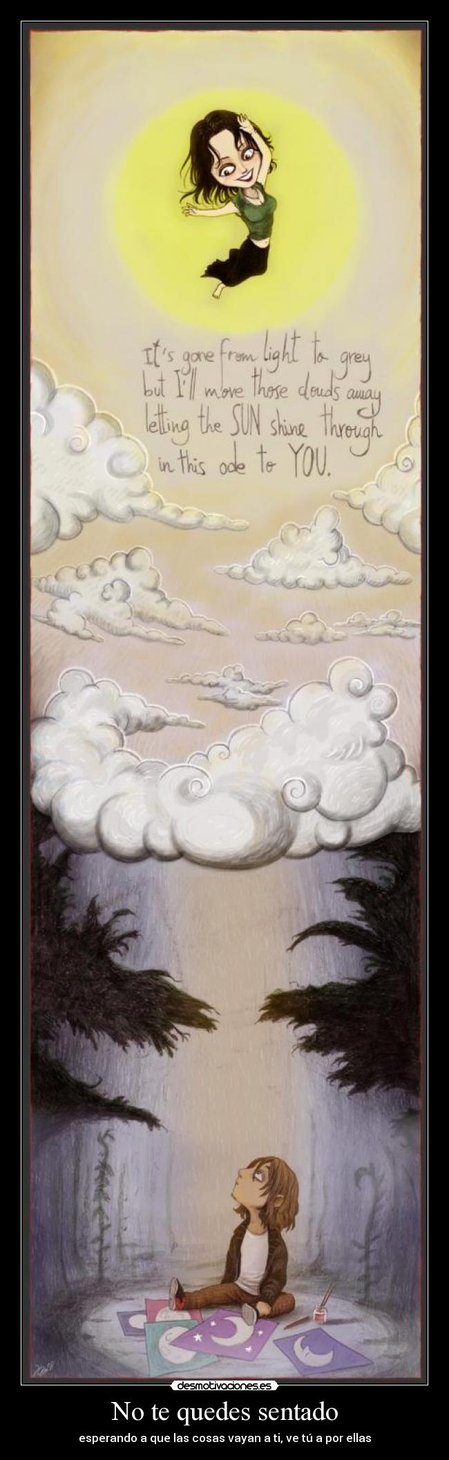 No te quedes sentado -