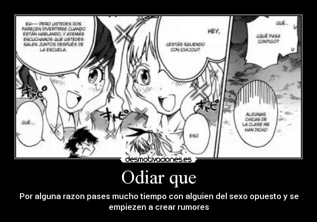 carteles nisekoi chitoge kirisaki raku ichijo manga shonen jump chitogexraku desmotivaciones