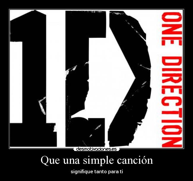 carteles cancion musica grupo one direction desmotivaciones