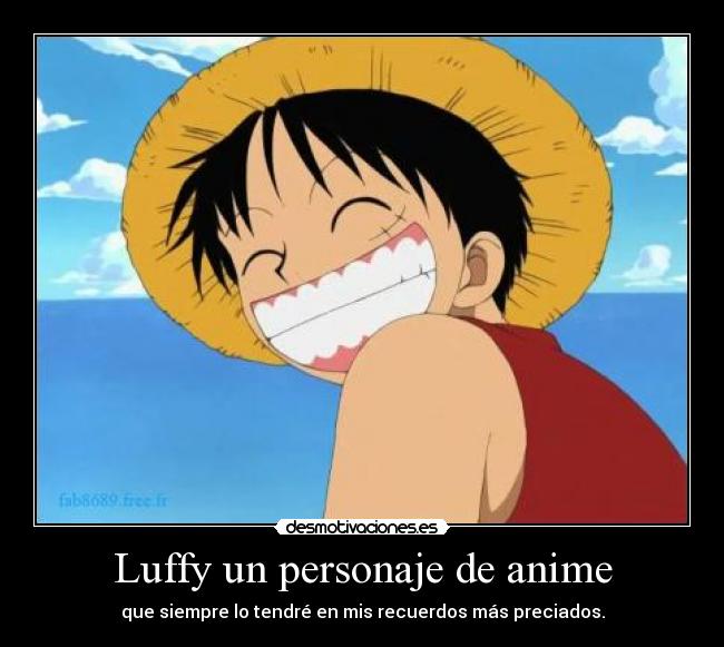 Luffy un personaje de anime -