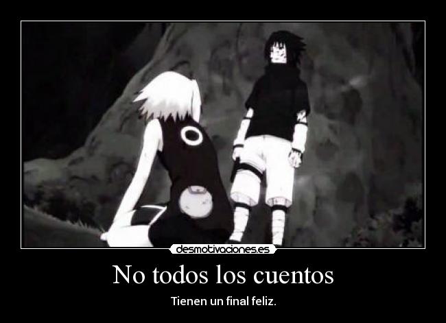 carteles anime naruto sasusaku sasuke sakura amor prohibido sin final feliz abby desmotivaciones