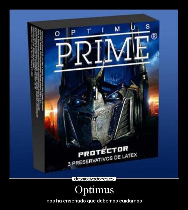carteles optimus condones buena vibra desmotivaciones