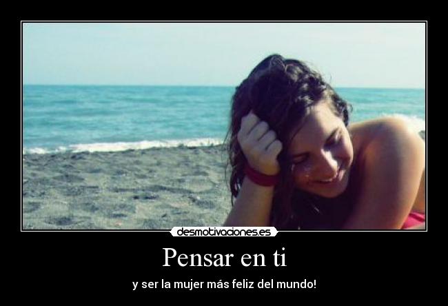 Pensar en ti -