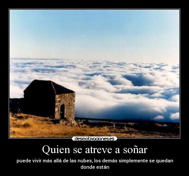 carteles sonar nubes desmotivaciones