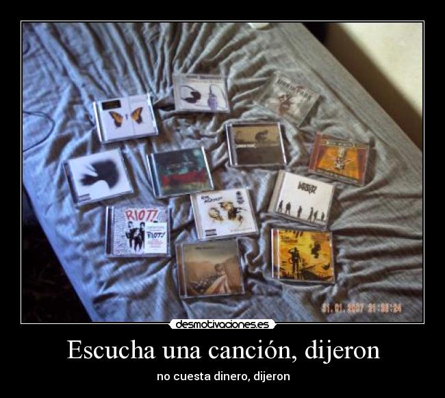 carteles discos desmotivaciones