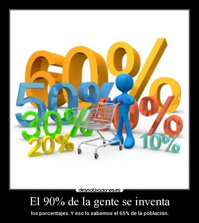 El 90% de la gente se inventa -