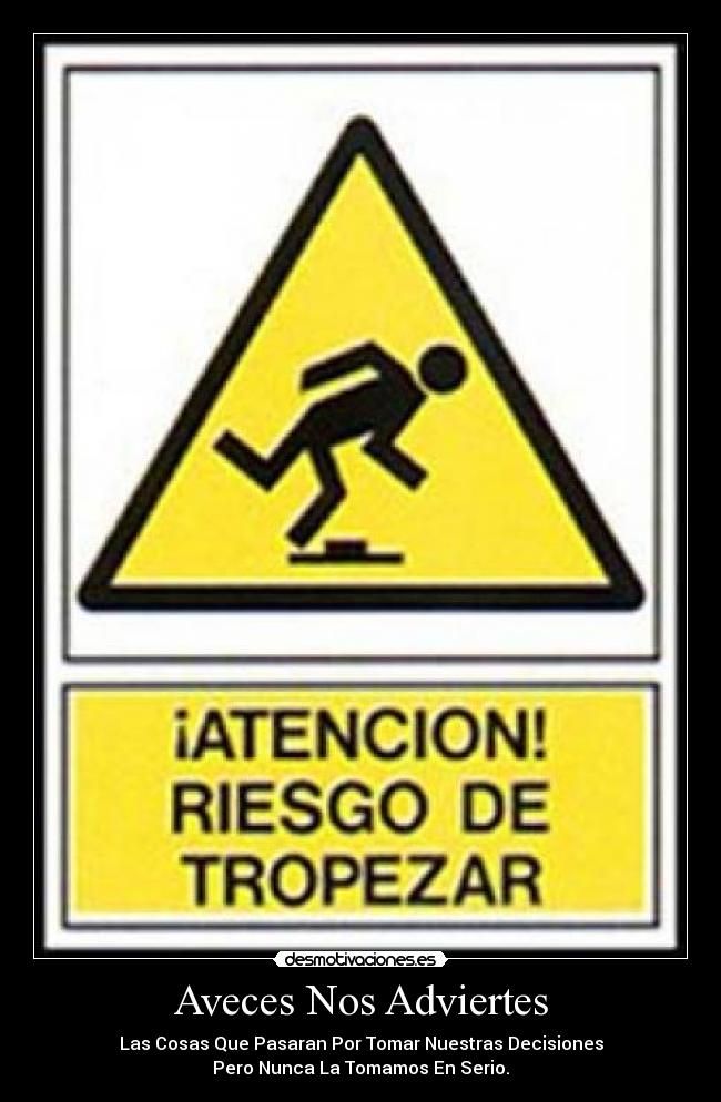 carteles vida camino cartel tropiezo decisiones desmotivaciones