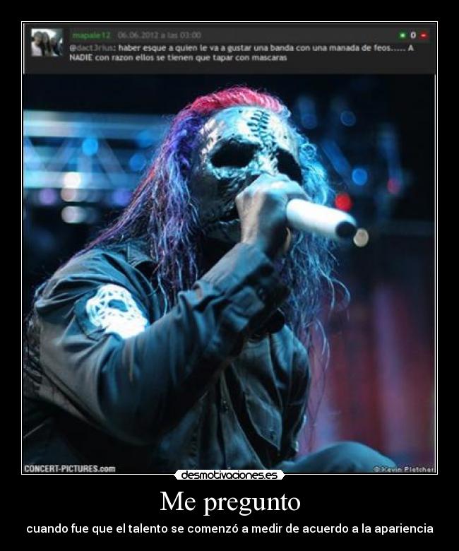 Me pregunto - cuando fue que el talento se comenzó a medir de acuerdo a la apariencia