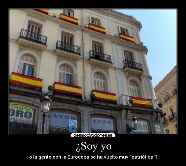 ¿Soy yo - o la gente con la Eurocopa se ha vuelto muy patriótica?