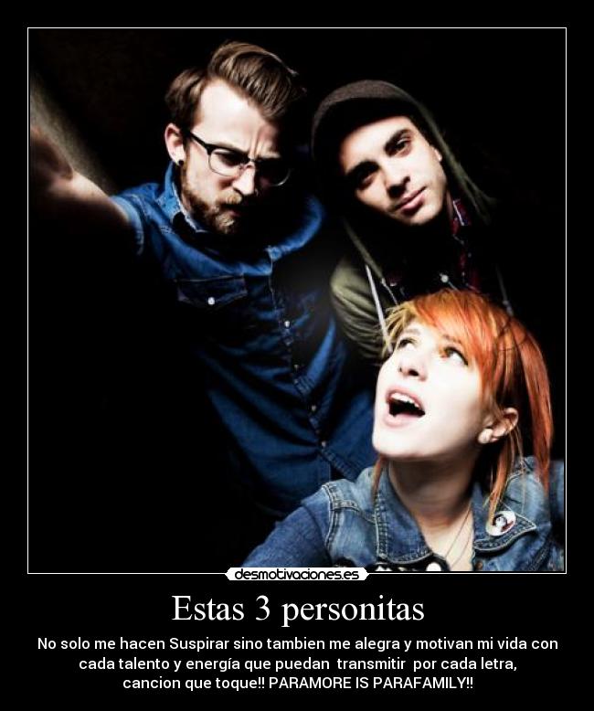 Estas 3 personitas -