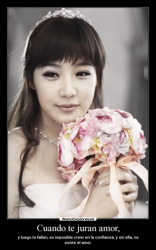 carteles amor cuando juran amor desmotivaciones