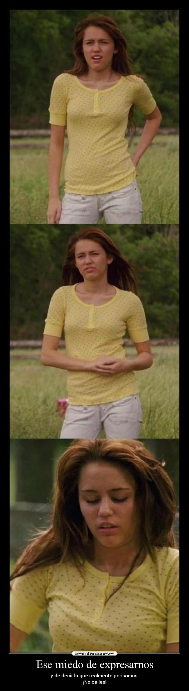 Ese miedo de expresarnos -