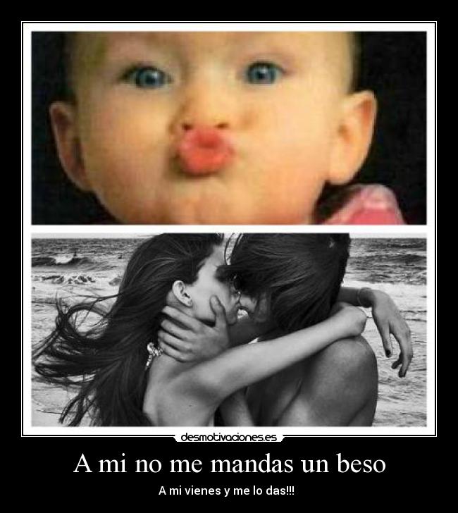 carteles beso desmotivaciones