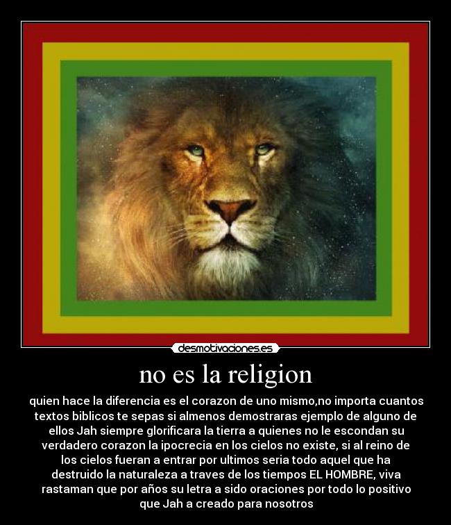 no es la religion - 
