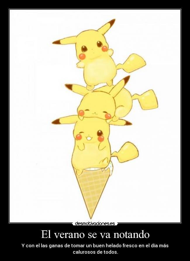 El verano se va notando - Y con el las ganas de tomar un buen helado fresco en el día más calurosos de todos.