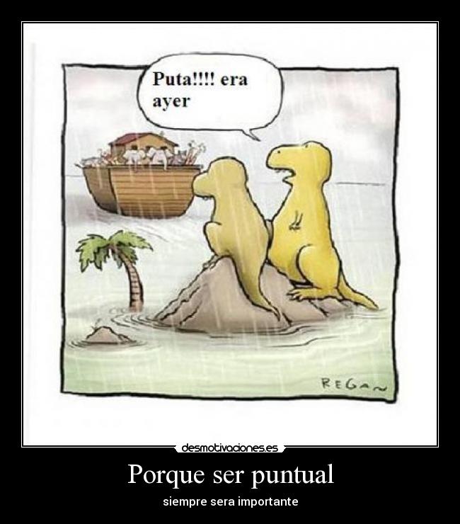 Porque ser puntual - 