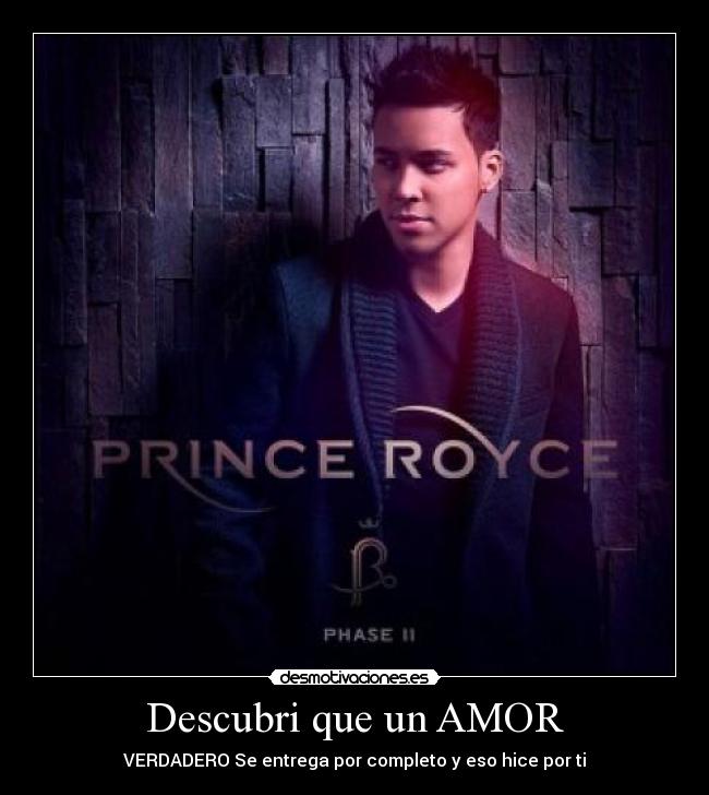 Descubri que un AMOR -