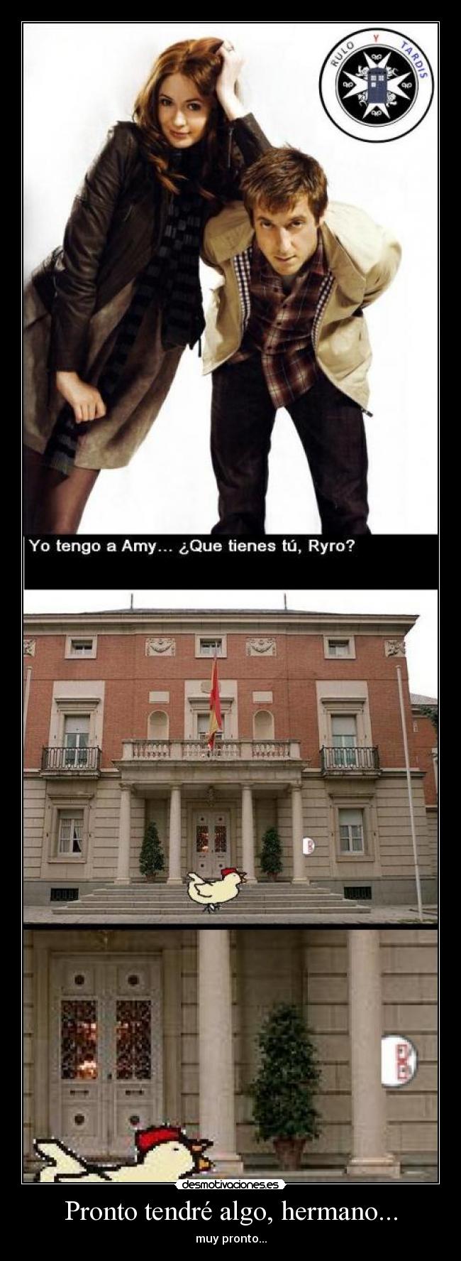 carteles ryro con esa cara miedo clantimelord ruloytardis yma rory williams amy pond tardis desmotivaciones