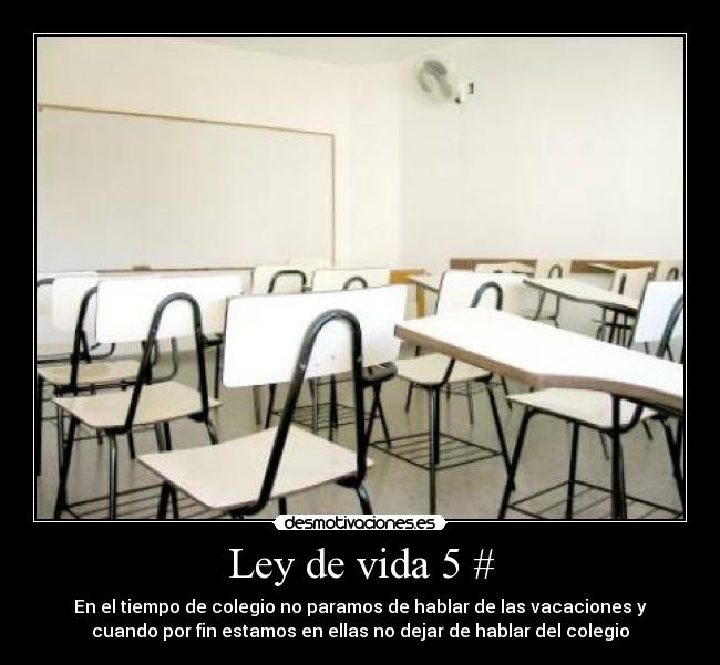 Ley de vida 5 # -