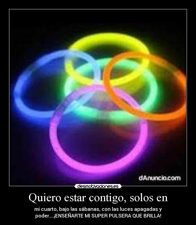 Quiero estar contigo, solos en -