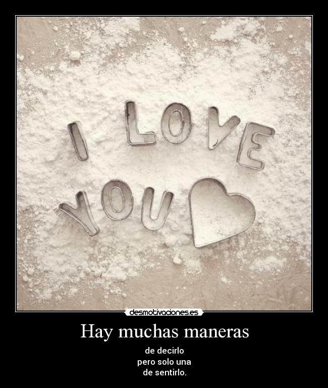 Hay muchas maneras - 