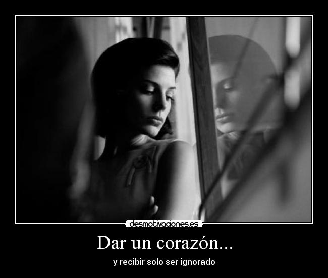 Dar un corazón... -