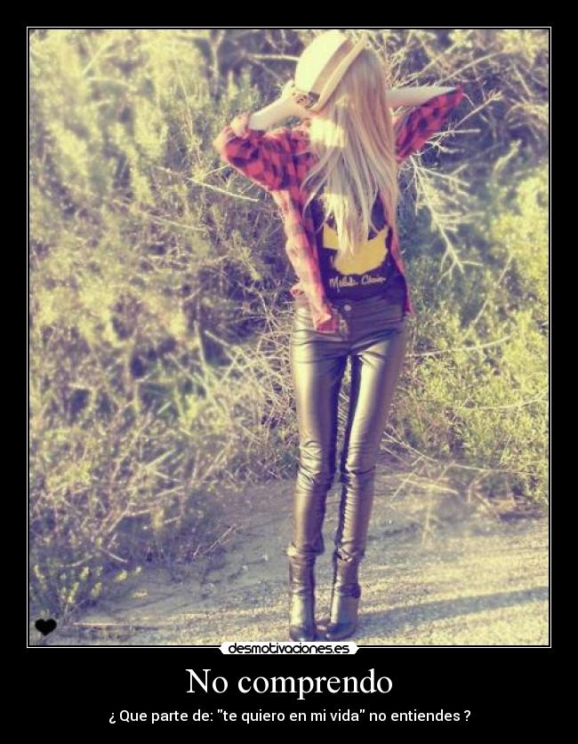No comprendo - 