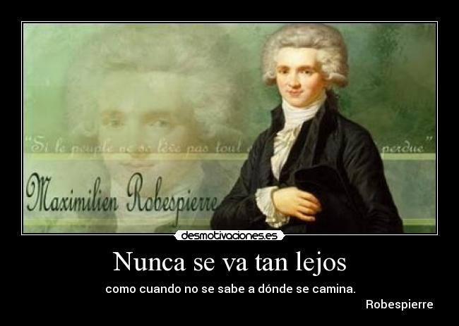 Nunca se va tan lejos -