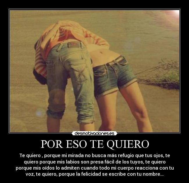 POR ESO TE QUIERO -