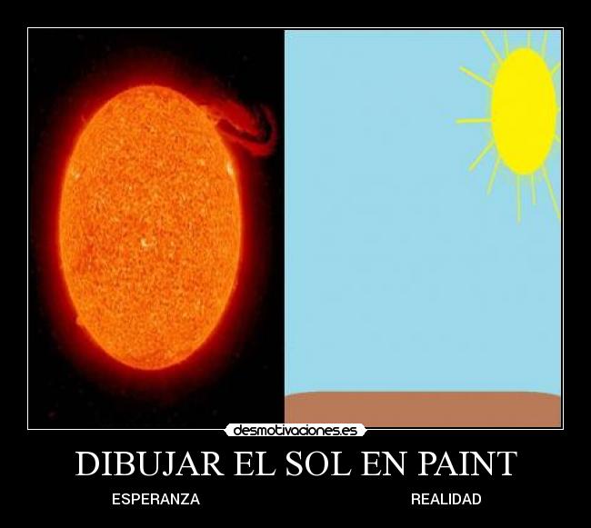 DIBUJAR EL SOL EN PAINT -
