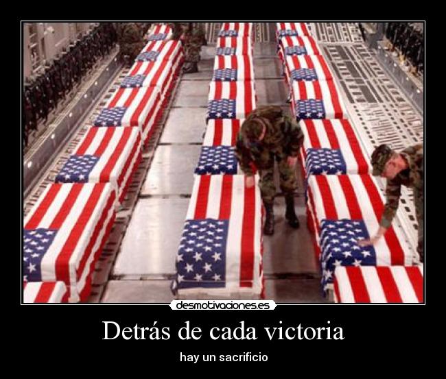 Detrás de cada victoria -