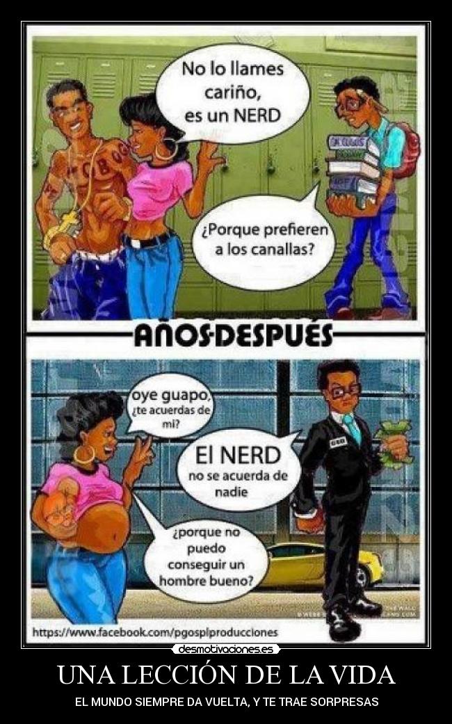 UNA LECCIÓN DE LA VIDA -