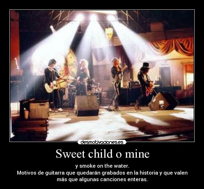 Sweet child o mine - 