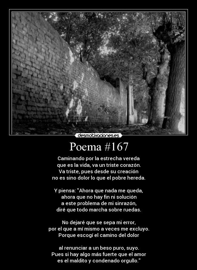 Poema #167 - 