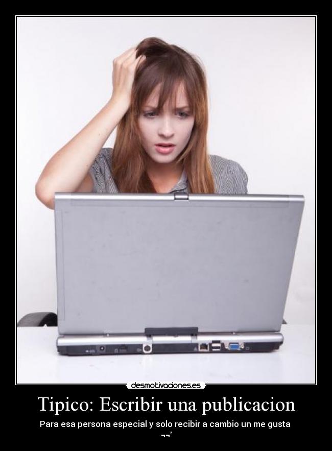 Tipico: Escribir una publicacion -