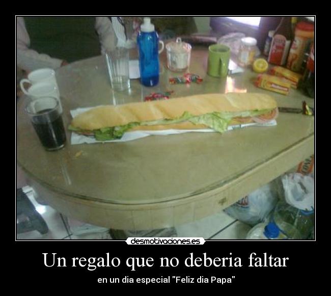 Un regalo que no deberia faltar - en un dia especial Feliz dia Papa