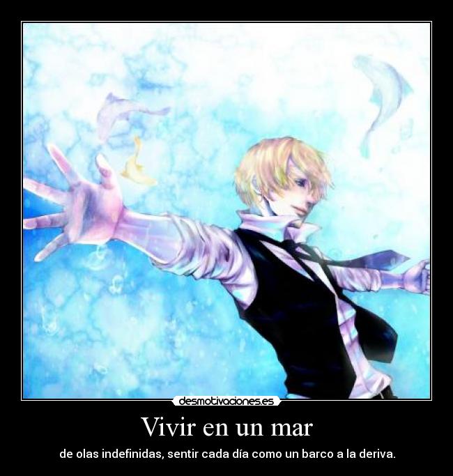 carteles one piece sanji harukaze desmotivaciones