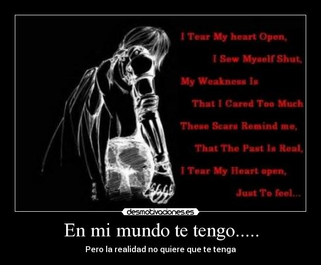 En mi mundo te tengo..... - 