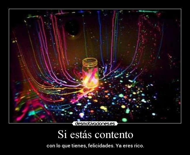 Si estás contento -