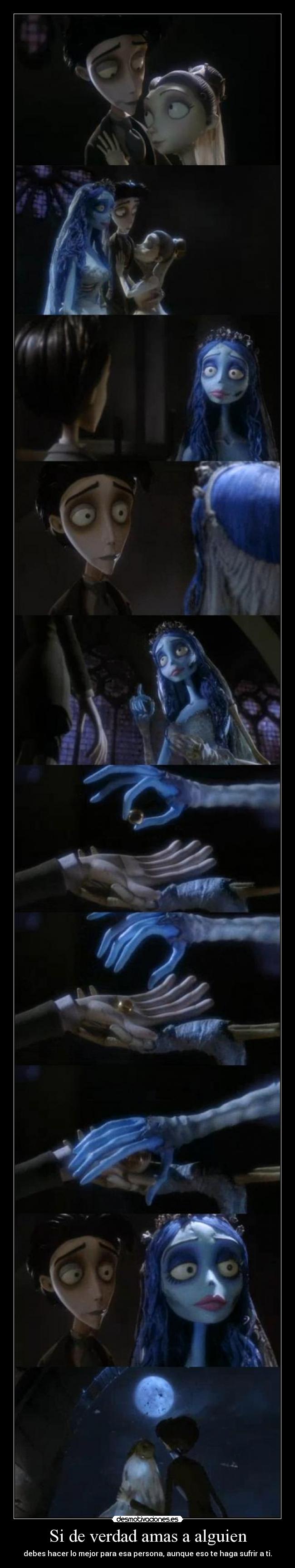 Si de verdad amas a alguien -