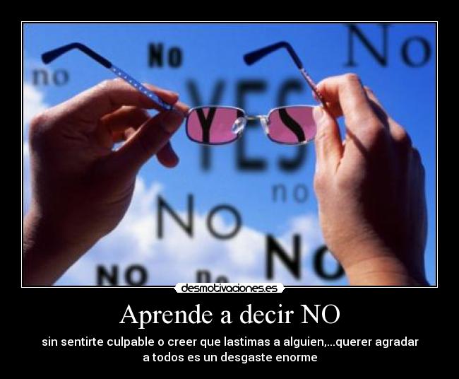 Aprende a decir NO -