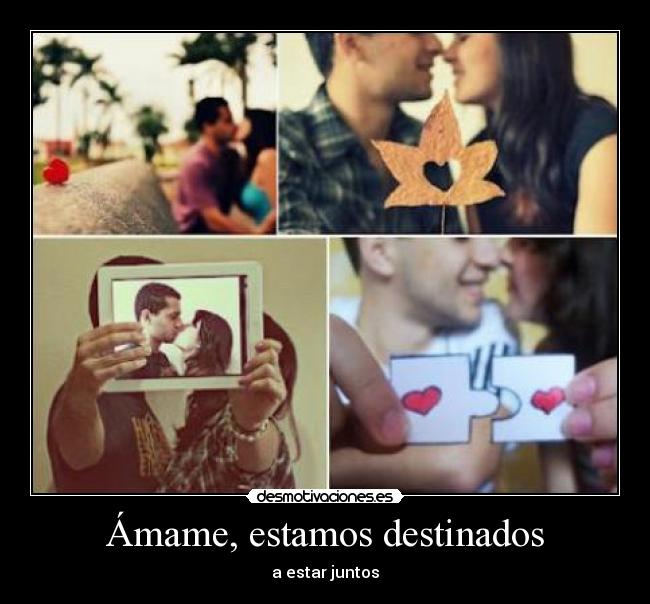Ámame, estamos destinados - a estar juntos