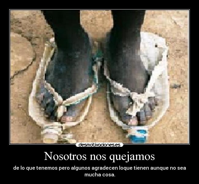 Nosotros nos quejamos -