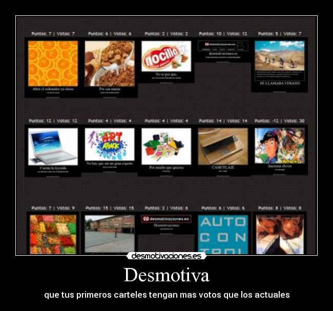 carteles echo menos los anuncios mixta desmotivaciones