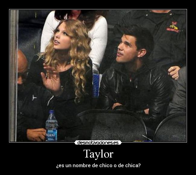 Taylor - ¿es un nombre de chico o de chica?