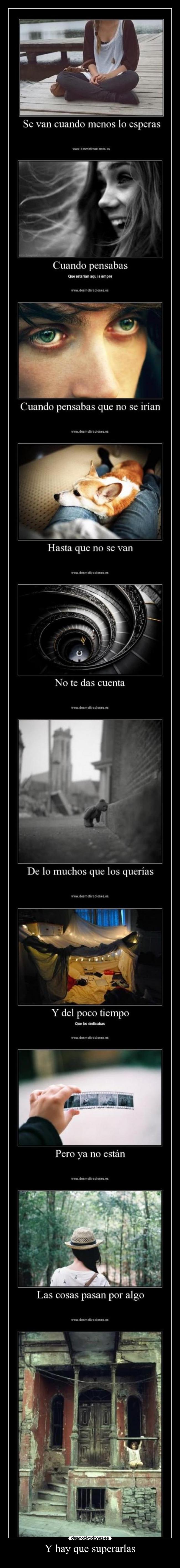 Y hay que superarlas - 