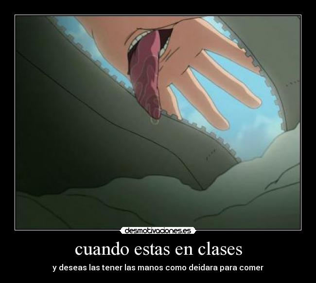 cuando estas en clases - 