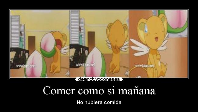 Comer como si mañana -